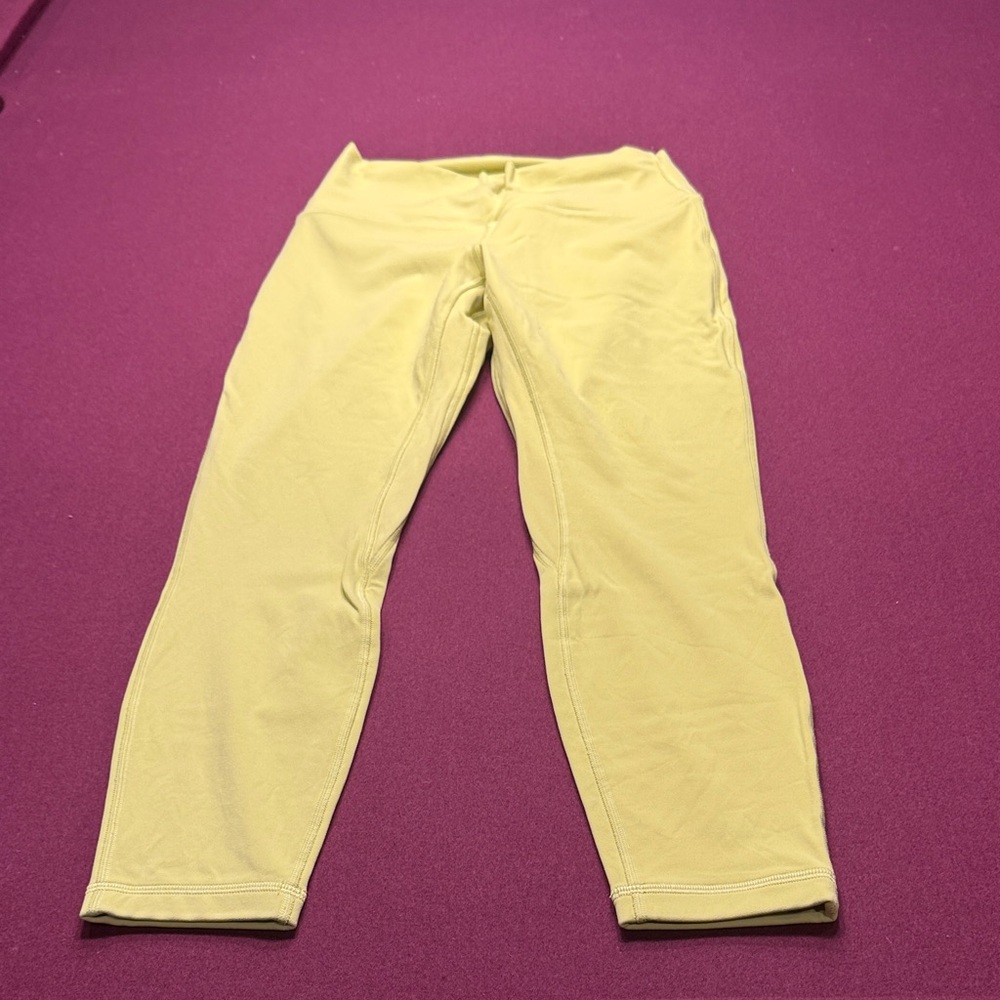 Lululemon Athletica Yellow Leggings